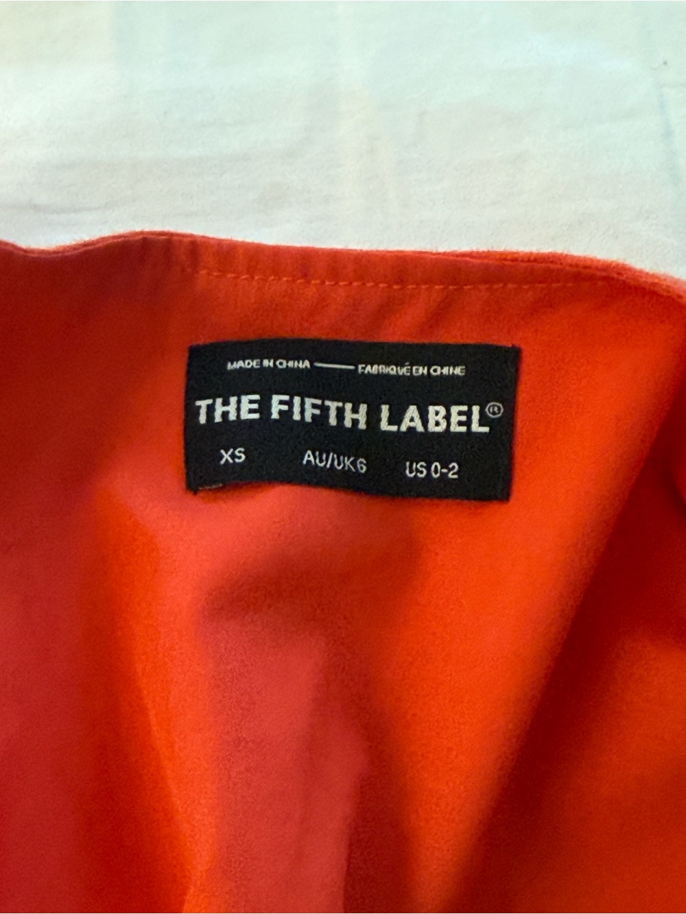 The Fifth Label Vibrant Wrap Around Red  Blouse